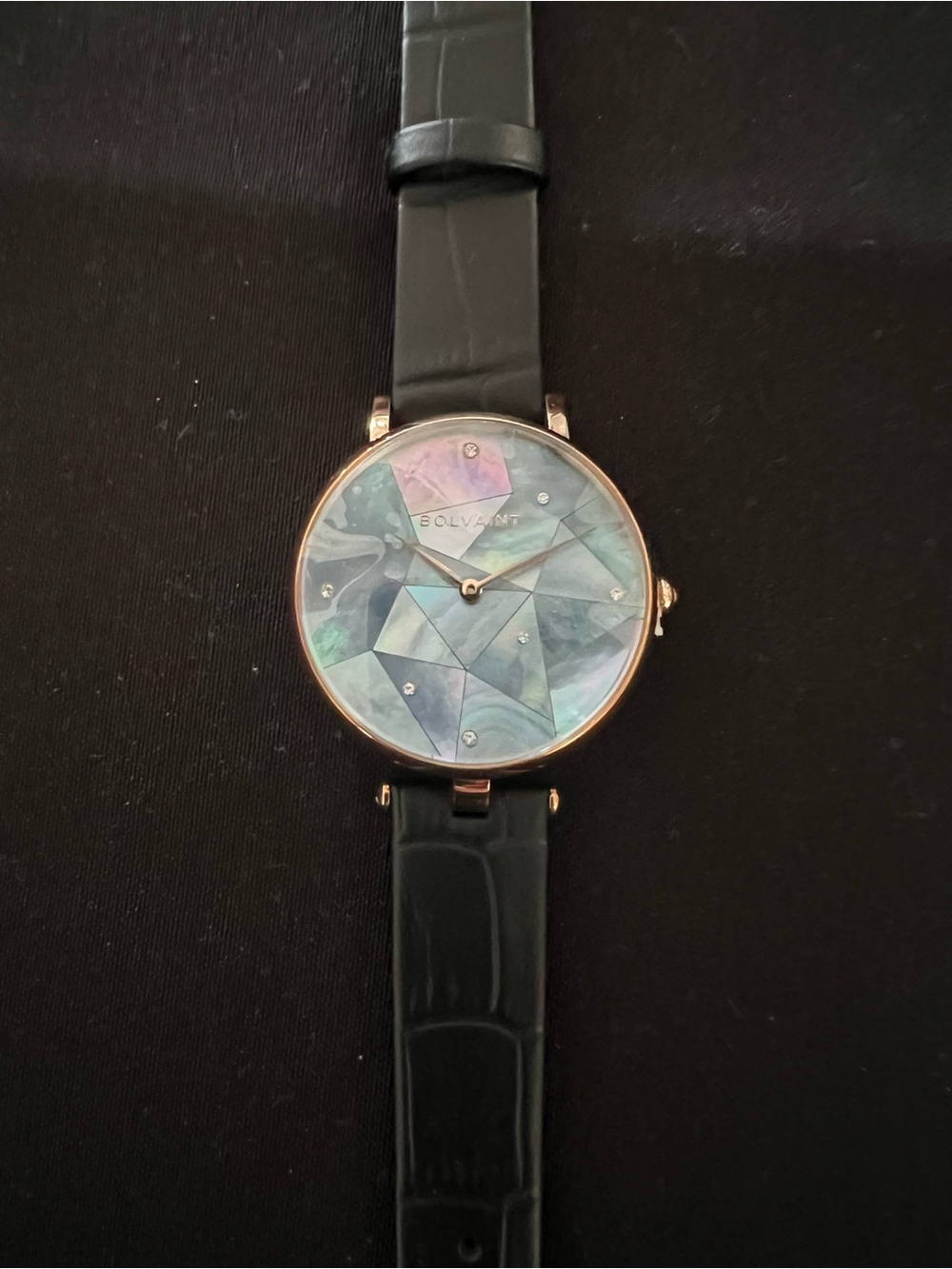 NWT BOLVAINT Tahiata Mother of Pearl ladies watch